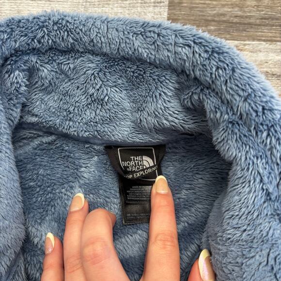 TNF The North Face Blue Womens S Plush Fleece Teddy Hikercore Osito Jacket - Picture 4 of 8